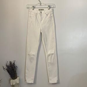TOPSHOP Women's White Skinny Jeans